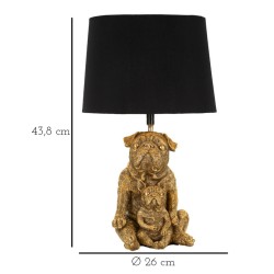 Lámpara de mesa con forma de perro – Glamour y elegancia Ø 26x43,8 cm