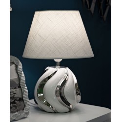 Lámpara de mesa brillante – Elegancia contemporánea Ø 30x42 cm