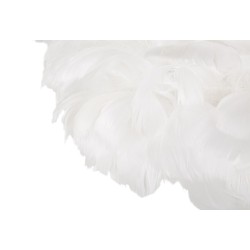 Lámpara de pie Feathers Slim blanca – Elegante y glamurosa Ø 43x170 cm