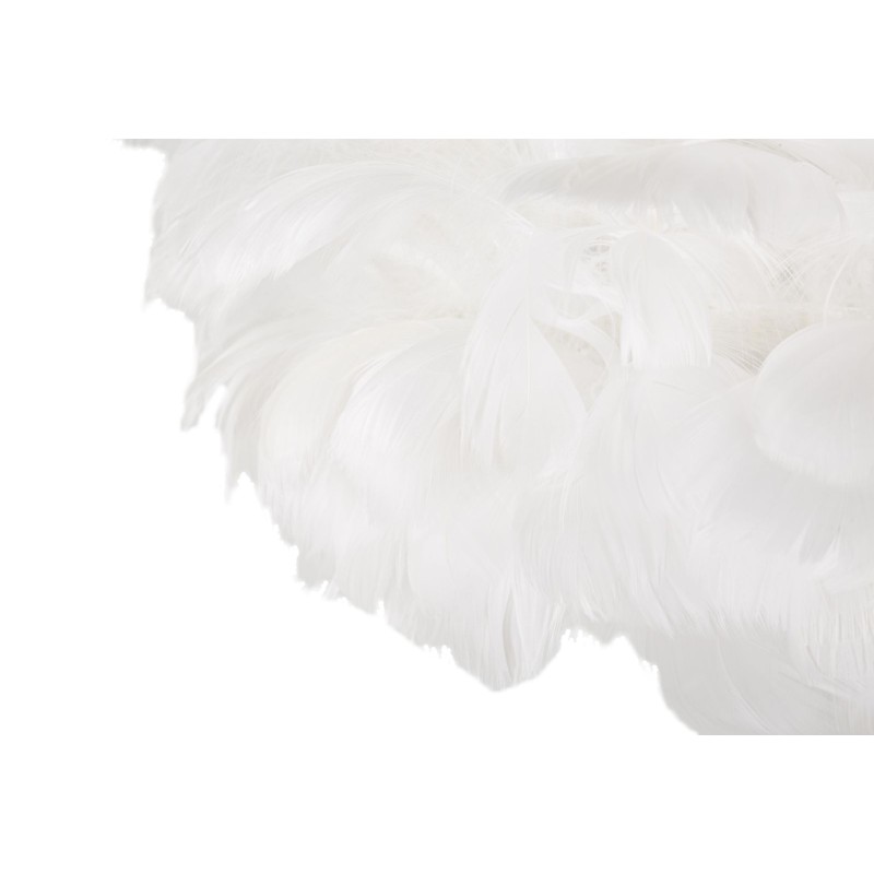 Lámpara de pie Feathers Slim blanca – Elegante y glamurosa Ø 43x170 cm