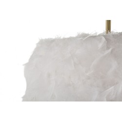 Lámpara de pie semicircular – Estilo Glam 60x33x170 cm