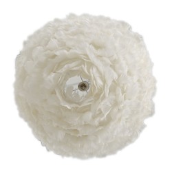 Lámpara de techo Feather – Estilo glamuroso y contemporáneo Ø 60x30 cm (altura con cable 110 cm)