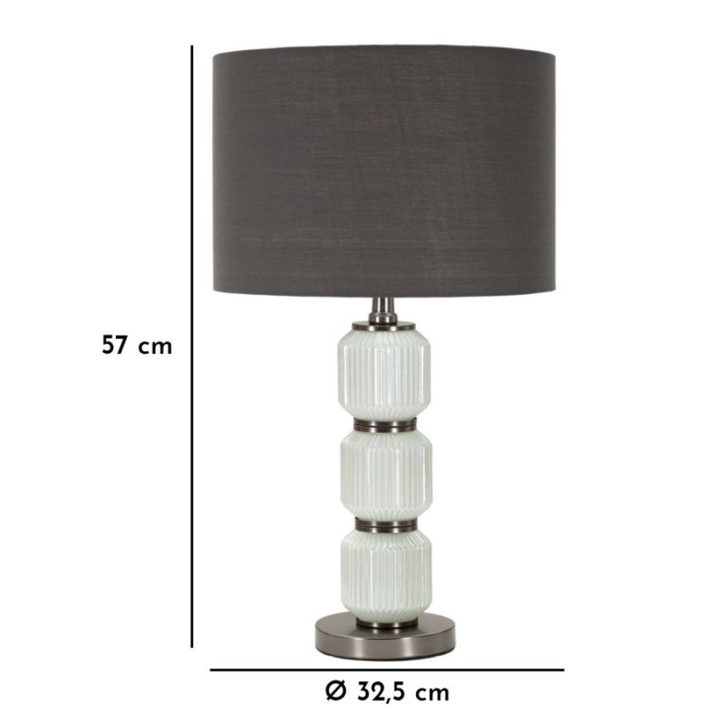 Lámpara de mesa Bright Three – Glamour y elegancia Ø 32,5 x 57 cm