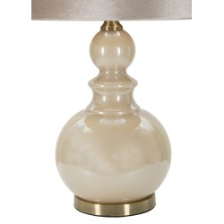 Lámpara de mesa Perly Tower – Diseño glamuroso Ø 37,5 x 61 cm