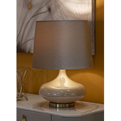 Lámpara de mesa redonda Perly – Elegancia Ø 35x50,5 cm