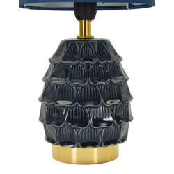 Lámpara de noche Pigny Blue – Estilo moderno Ø 15x30,5 cm