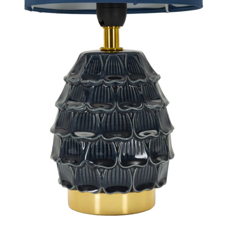 Lámpara de noche Pigny Blue – Estilo moderno Ø 15x30,5 cm