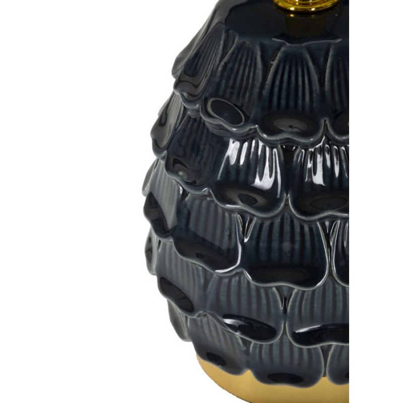 Lámpara de noche Pigny Blue – Estilo moderno Ø 15x30,5 cm