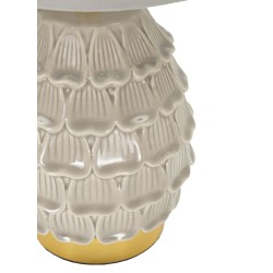 Lámpara de noche Pigny Grey – Elegancia contemporánea Ø 15x30,5 cm