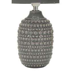 Lámpara de noche Grey Dot – Elegante y minimalista Ø 15x30,5 cm