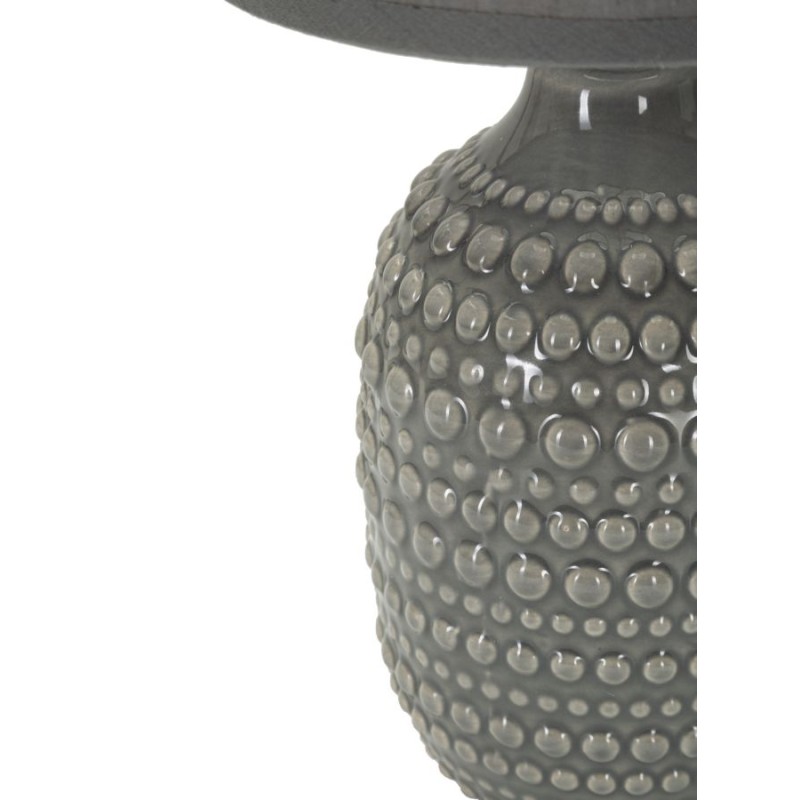 Lámpara de noche Grey Dot – Elegante y minimalista Ø 15x30,5 cm