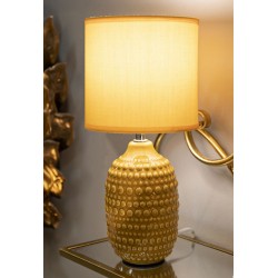 Lámpara de noche Mustard Dot – Estilo contemporáneo Ø 15x30,5 cm