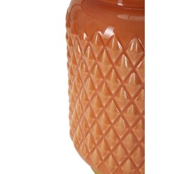 Lámpara de mesa cuadrada naranja – Lujo y minimalismo Ø 28x44 cm