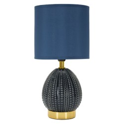 Lámpara de noche Flavi Blue – Estilo minimalista glamuroso Ø 15x30,5 cm