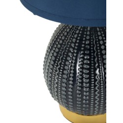 Lámpara de noche Flavi Blue – Estilo minimalista glamuroso Ø 15x30,5 cm