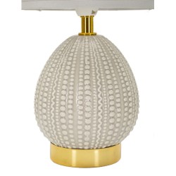 Lámpara de noche Flavi Grey – Elegancia contemporánea Ø 15x30,5 cm