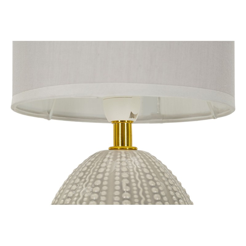 Lámpara de noche Flavi Grey – Elegancia contemporánea Ø 15x30,5 cm