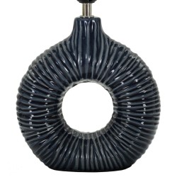 Lámpara de mesa Seta Blue – Diseño moderno 28,5 x 15 x 43 cm