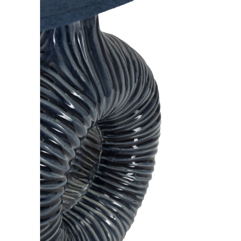 Lámpara de mesa Seta Blue – Diseño moderno 28,5 x 15 x 43 cm