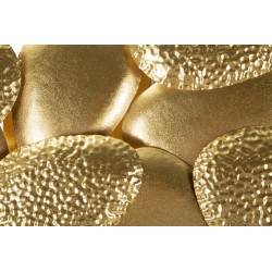 Aplique de pared con forma de concha marina – Estilo glamuroso 59,8 x 11 x 31 cm