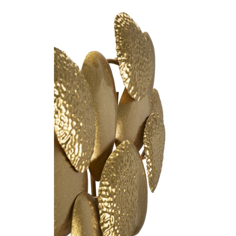 Aplique de pared con forma de concha marina – Estilo glamuroso 59,8 x 11 x 31 cm