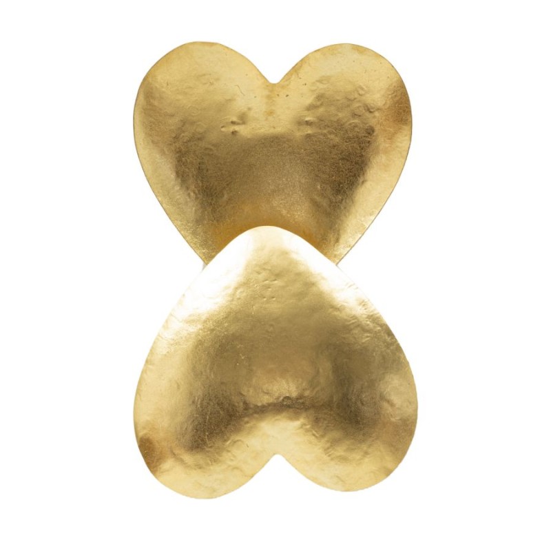 Aplique de pared Corazón Dorado – Lujo y diseño 25,5 x 15 x 24 cm