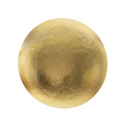 Aplique de pared redondo Goldy – Glamuroso y contemporáneo Ø 26x13 cm