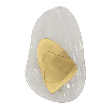 Aplique de pared Gold Ocean – Estilo de lujo 21x8x31 cm