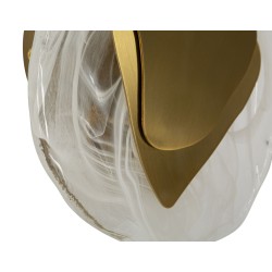 Aplique de pared Gold Ocean – Estilo de lujo 21x8x31 cm