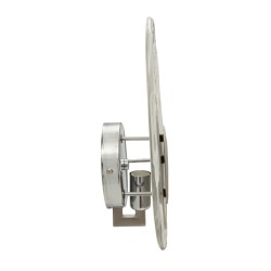 Aplique de pared Ocean Silver – Elegancia contemporánea 21x8x31 cm