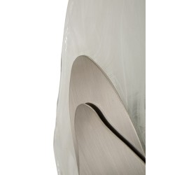 Aplique de pared Ocean Silver – Elegancia contemporánea 21x8x31 cm