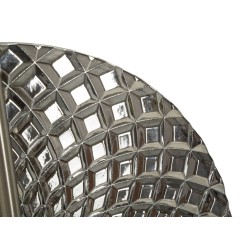 Aplique de pared plateado – Glamour contemporáneo 28x15x54 cm