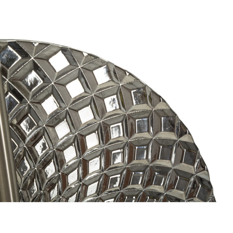 Aplique de pared plateado – Glamour contemporáneo 28x15x54 cm