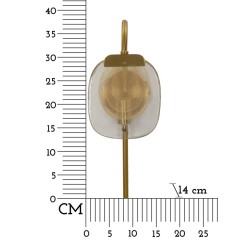 Aplique de pared Softy – Diseño minimalista 15x14x38 cm