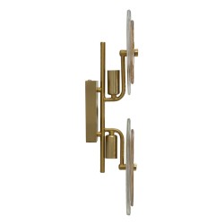 Aplique de pared Venecia – Elegancia de lujo 25x10x52 cm