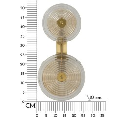 Aplique de pared Venecia – Elegancia de lujo 25x10x52 cm