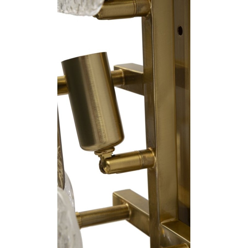 Aplique de pared de cristal – Estilo contemporáneo 24x13x76 cm