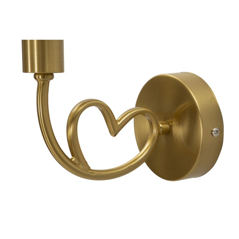 Aplique de pared dorado Lovy – Glamuroso y elegante 23x15x22 cm