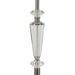 Lámpara de pie plateada: elegancia y diseño…