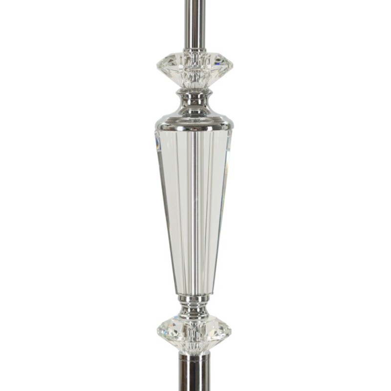 Lámpara de pie plateada: elegancia y diseño…