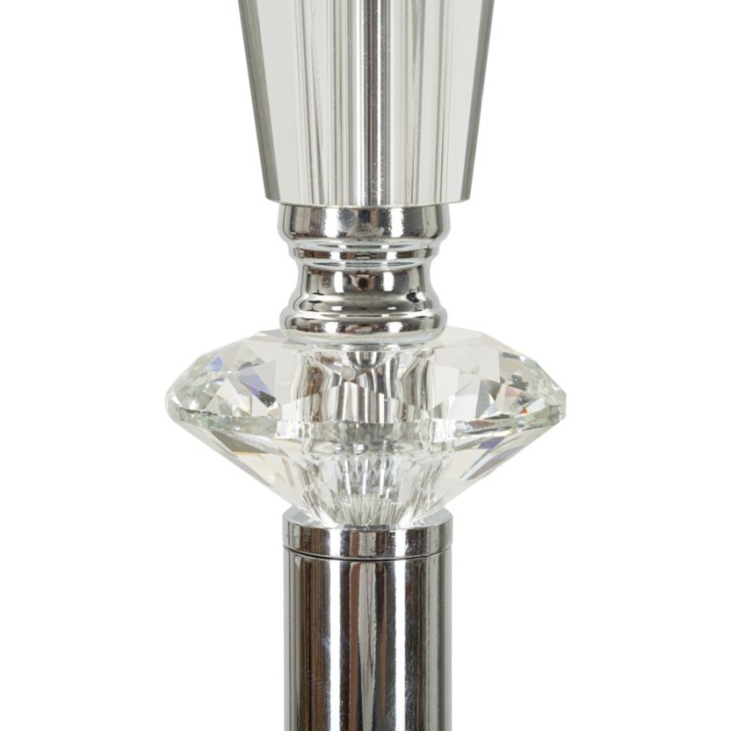 Lámpara de pie plateada: elegancia y diseño…