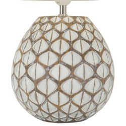 Lámpara de mesa tibetana de resina – Estilo moderno Ø 35x52 cm