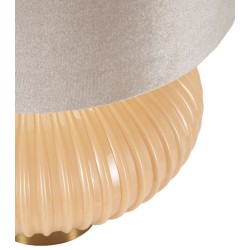 Lámpara de mesa Perly -W- – Elegancia glamurosa Ø 33x49 cm