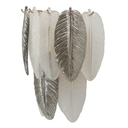 Aplique de pared Leafy – Elegancia Glamurosa 24x15x29 cm