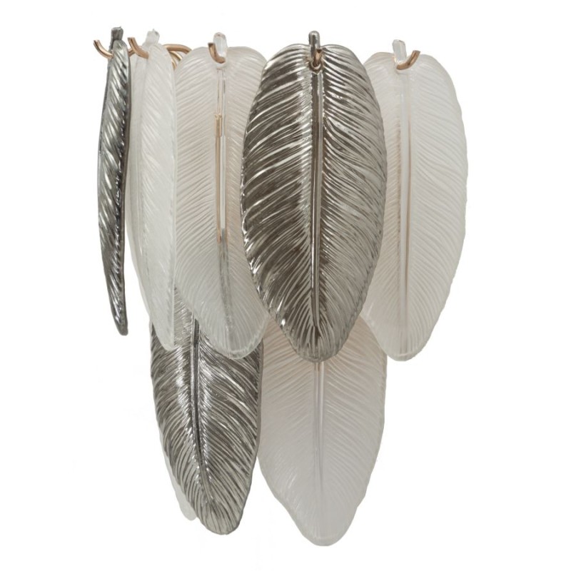 Aplique de pared Leafy – Elegancia Glamurosa 24x15x29 cm