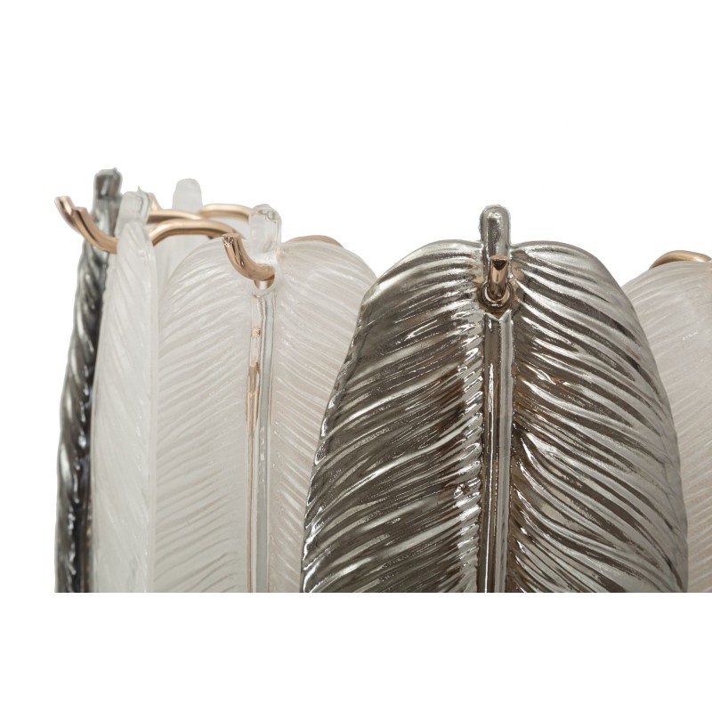 Aplique de pared Leafy – Elegancia Glamurosa 24x15x29 cm