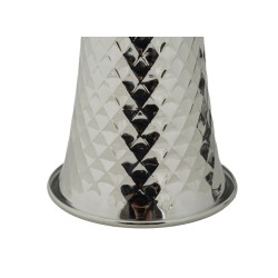 Lámpara de mesa Tower Silver – Lujo contemporáneo 30x54 cm