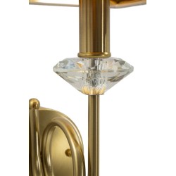 Aplique de pared Salzburg – Elegante y glamuroso 18x24x40 cm