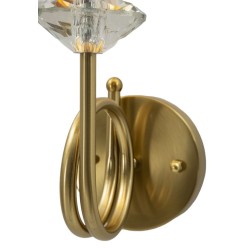 Aplique de pared Salzburg – Elegante y glamuroso 18x24x40 cm