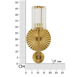 Aplique de pared Tirana – Lujo contemporáneo 20x17x47 cm